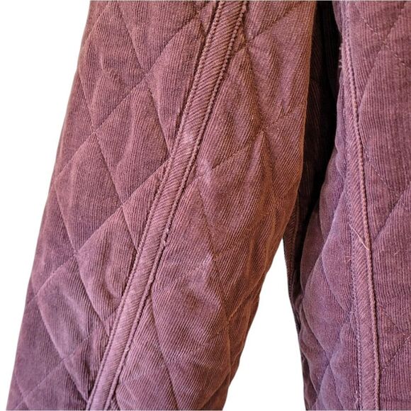Charter Club Mauve Micro Corduroy Quilted Chore Jacket - Picture 5 of 6